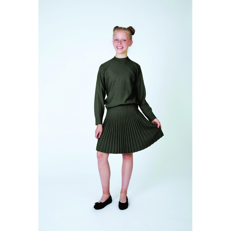 Plisētie svārki adīti